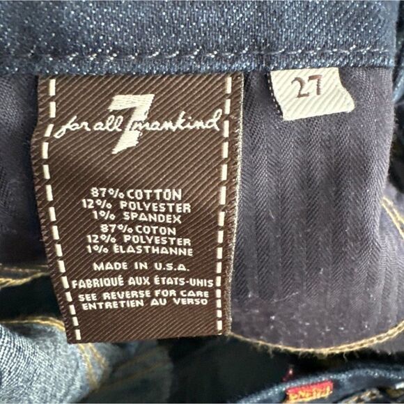 7 For All Mankind Women’s Boot Cut Jeans Size 27 - Picture 10 of 10